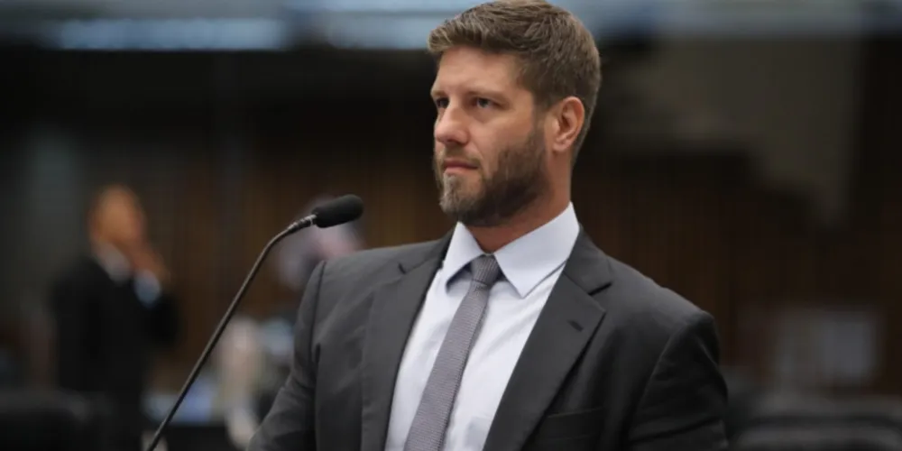 O deputado estadual e pré-candidato a governador do Paraná, Requião Filho (PDT)