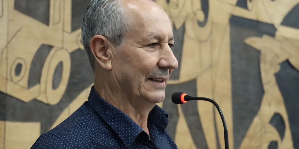 O secretário Municipal de Agricultura, Pecuária e Abastecimento de Ponta Grossa, Izaltino Cordeiro dos Santos