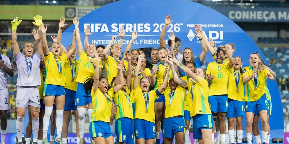 Seleção Brasileira Feminina conquistou o FIFA Series