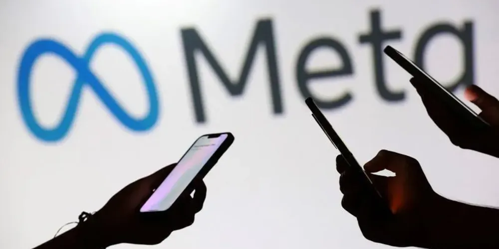 Imagem ilustrativa de logo da Meta