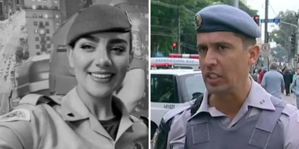 A soldado da PM Gisele Alves Santana era casada com o tenente-coronel da PM Geraldo Leite Rosa Neto, suspeito de feminicídio