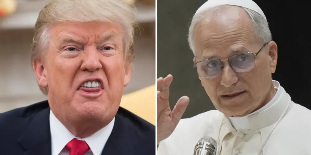 Donald Trump e Papa Leão XIV