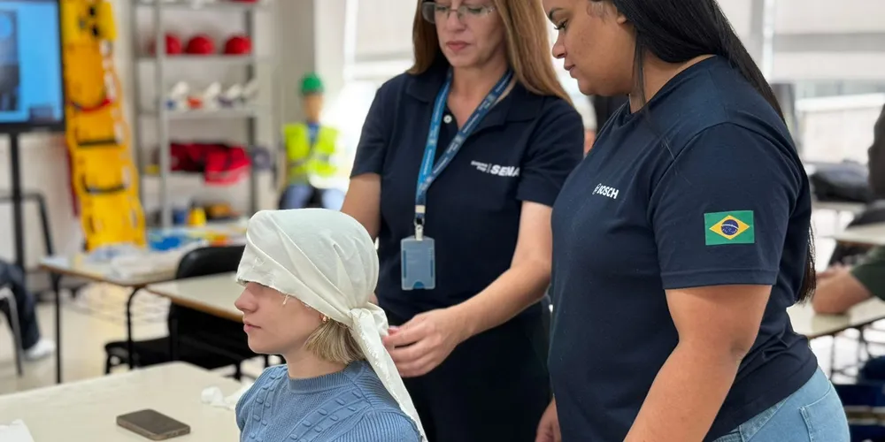 No Senai, o Técnico em Segurança do Trabalho aprende fazendo