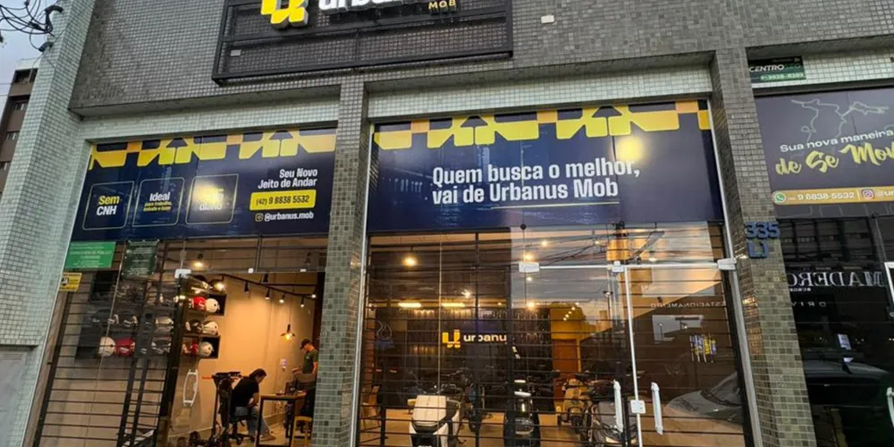 A empresa Urbanos Mobilidade reinaugura sua loja neste sábado (18)