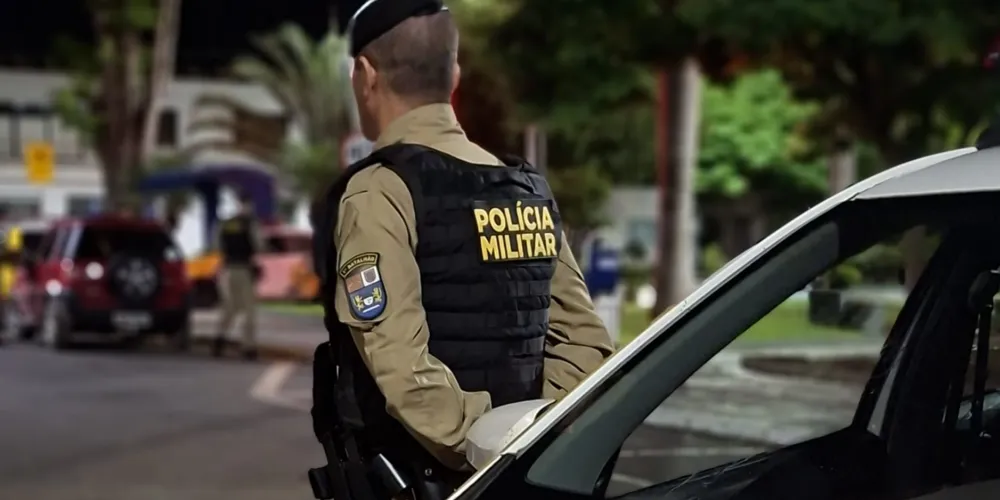 O condutor e o carro foram encaminhados à Delegacia em Ponta Grossa