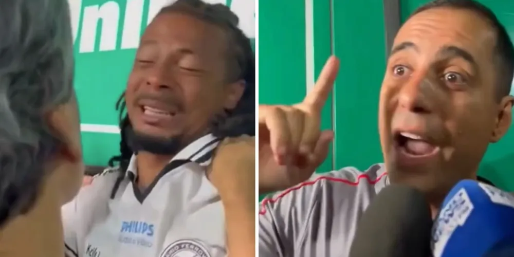 Hugo Jorge Bravo, vice-presidente do Vila Nova em declaração após a partida