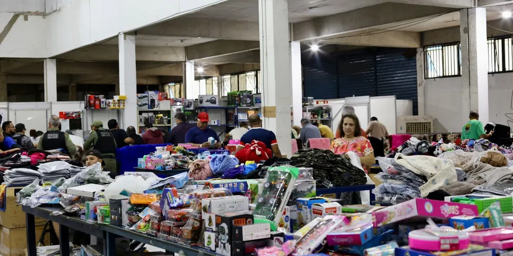 O bazar funcionará nos dois dias com uma variedade de produtos