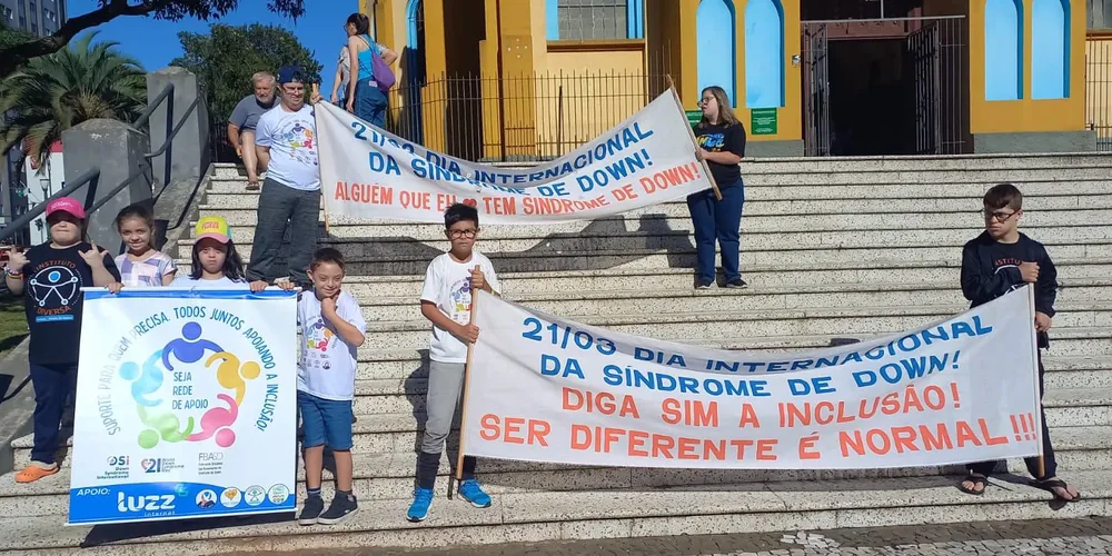 A Caminhada do Bem tem o objetivo de conscientizar a respeito da integração da população com deficiência