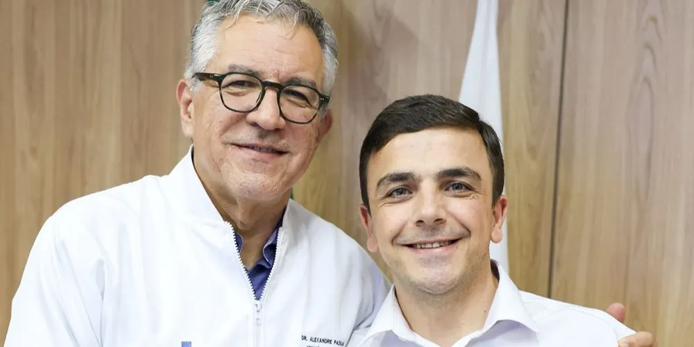 Ministro da Saúde Alexandre Padilha e Aliel Machado