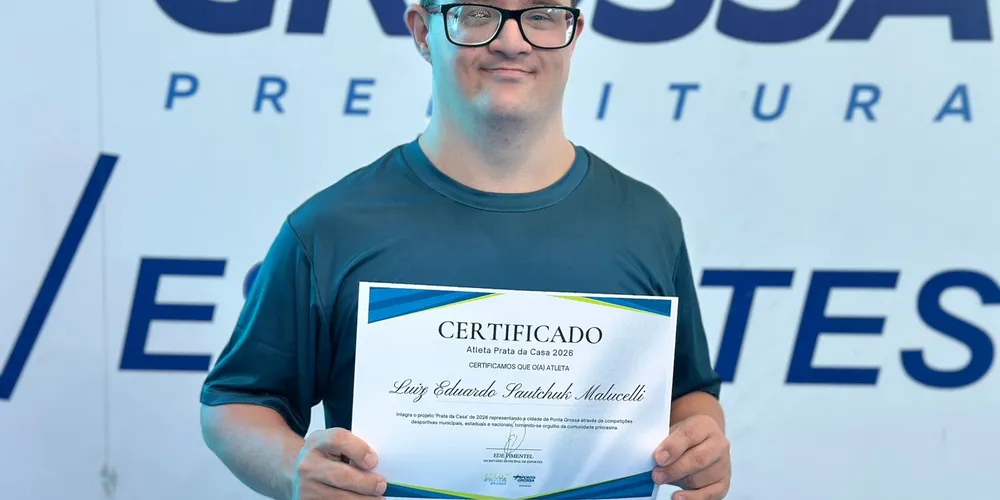 Luiz Eduardo Sautchuk Malucelli é atleta ‘Prata da Casa’
