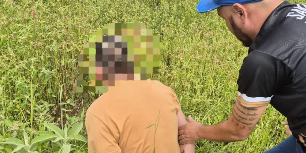 O homem foi levado para a unidade prisional, onde ficará à disposição da Justiça