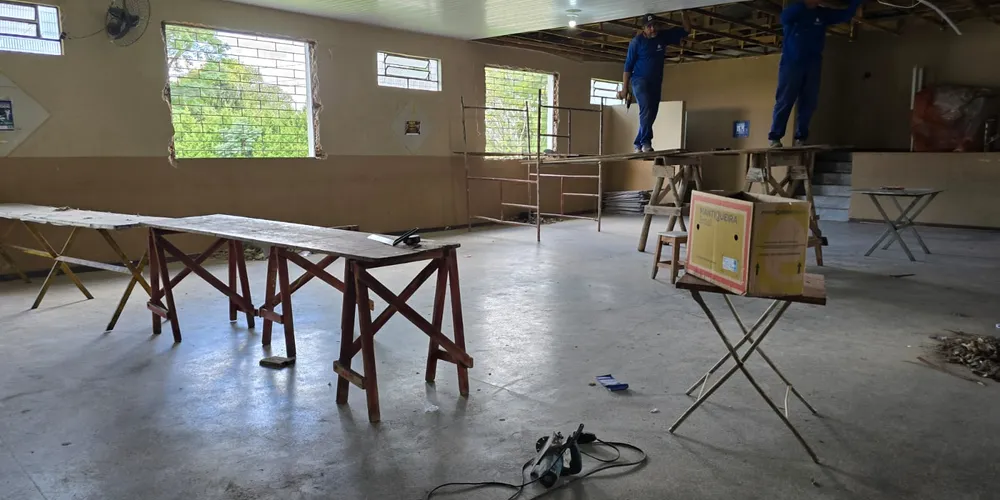 O centro comunitário é um ponto de referência para moradores da região