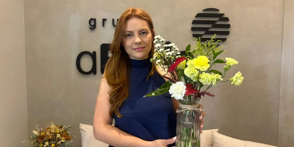 Pamela Bressan, fundadora do ateliê de Flores 'La Jardinera'
