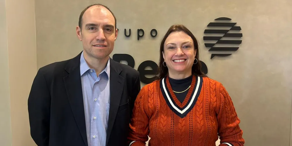 Diretor do Hotel Planalto, Daniel Wagner e a gerente do Hotel Vila Velha, Alecsandra Hypólito