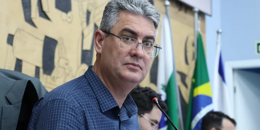 Julio Küller, presidente da Câmara Municipal de Ponta Grossa (CMPG)