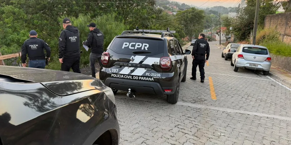 Polícia Civil do Paraná em ação conjunta com a Polícia Militar de Santa Catarina