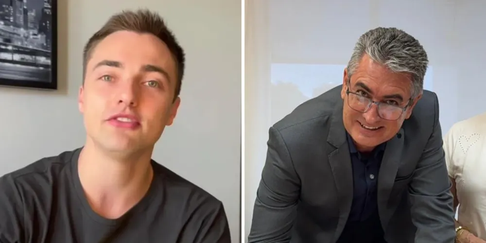 Os vereadores Ricardo Zampieri (PL) e Julio Küller (PL)