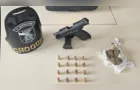 Polícia Militar apreende arma de fogo e drogas no 'Chapada' em Ponta Grossa