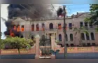 Incêndio atinge Instituto Educação de Paranaguá; veja vídeo