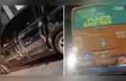 Acidente entre carro e ônibus complica trânsito no Centro de Ponta Grossa