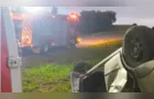 Capotamento na PR-364 deixa uma pessoa morta em Rebouças