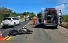 Casal morre após moto ser arremessada e atropelada em rodovia