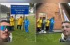 Fiéis peregrinam de Piraí do Sul a PG para celebrar o Centenário da Diocese