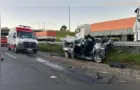 Engavetamento envolvendo quatro veículos deixa dois mortos e três feridos em PG