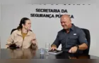 Rita Araújo e Coronel Hudson discutem avanços na segurança de Telêmaco Borba