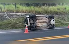 Jovem morre após carro colidir contra barranco na PR-239 em Sengés