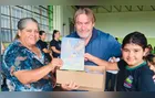 Prefeitura de Teixeira Soares entrega kits escolares para alunos da Rede Municipal