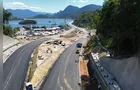 Ponte de Guaratuba inicia revestimento em concreto asfáltico dos acessos
