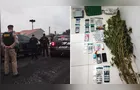 Operação prende cinco homens e apreende 11 kg de drogas em Rebouças