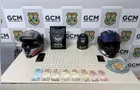 Dupla é presa com 500g de crack em motocicleta no bairro Uvaranas em PG
