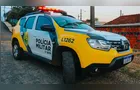 Jovem é detido com maconha após tentar fugir de moto em Ponta Grossa
