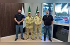 Prefeito de Piraí do Sul recebe comandante dos Bombeiros e discute ações de prevenção