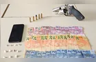 Arma de fogo e drogas são apreendidas em ação do Choque no bairro Cará Cará em PG