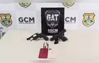 Guarda Civil apreende armas de fogo e encaminha indivíduos à delegacia em PG