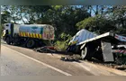 Motorista alega falta de sinalização em acidente envolvendo três caminhões em PG
