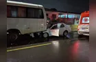 Motorista morre ao colidir contra ônibus estacionado em PG