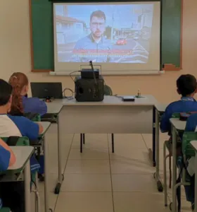 Conteúdo audiovisual levou importantes informações à sala de aula