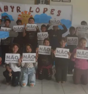Estudantes foram protagonistas de ampla ação dentro do próprio espaço escolar