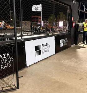 Todo o setor foi revitalizado e plotado com a identidade visual do Shopping Plaza Campos Gerais