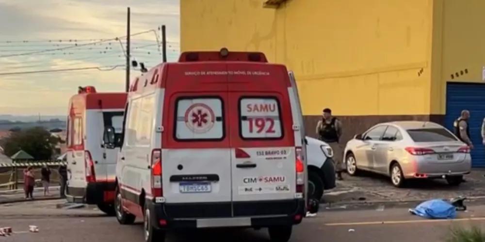 O acidente aconteceu no cruzamento das ruas Rio Jordão e João Cecy Filho