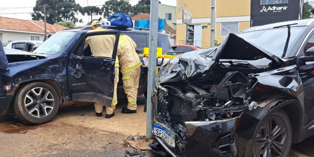 O Corpo de Bombeiros prestou atendimento