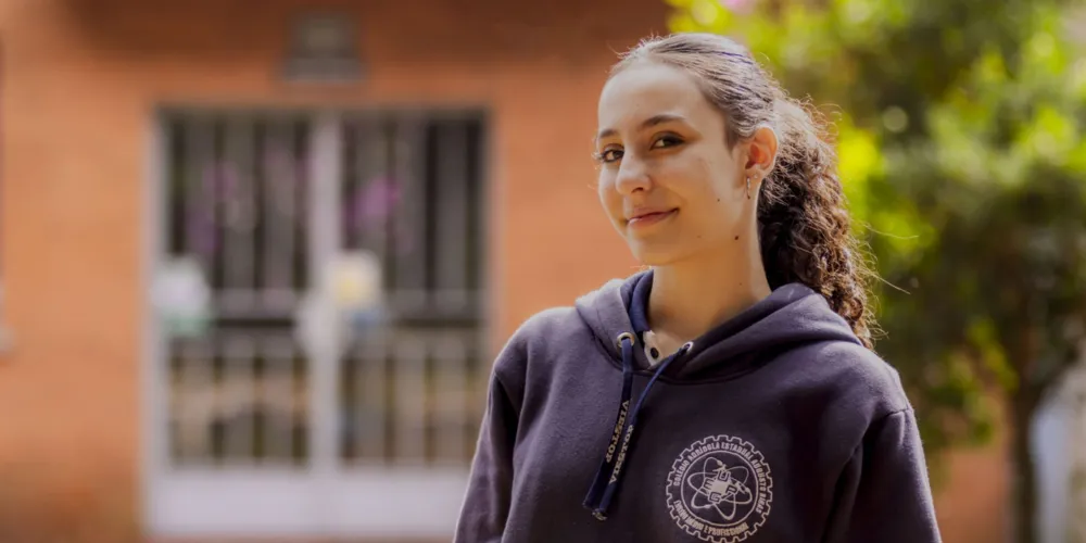 Melissa Kalva Palhano aluna do Colégio Agrícola da UEPG