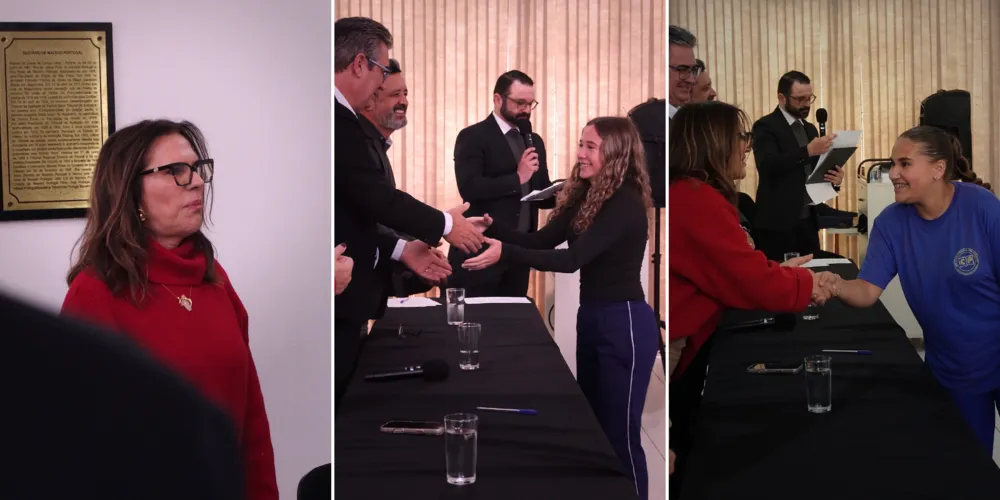 A solenidade contou com a presença da Juíza da Vara da infância e da Juventude, do presidente da Câmara dos Vereadores e do Vice-prefeito de Ponta Grossa