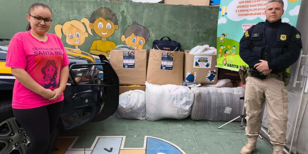 A iniciativa arrecadou cerca de 3,5 mil peças de roupas