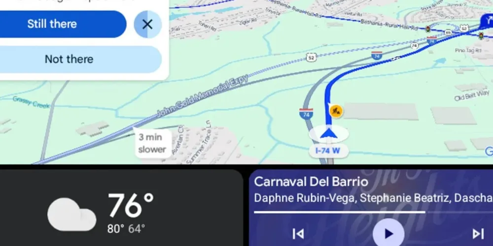 A nova interface de avisos de trânsito do Google Maps já tem sido lançada para usuários da plataforma veicular
