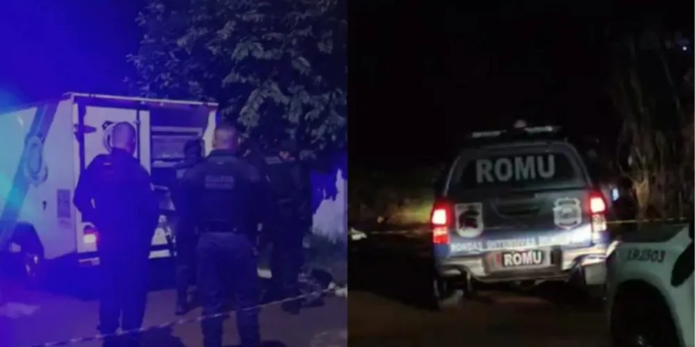 Um dos suspeitos reagiu à abordagem com um golpe de faca em um agente